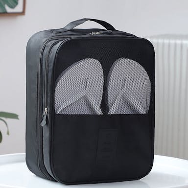 Bolsa de Viagem de Nylon Multi Camadas com Porta Sapato
