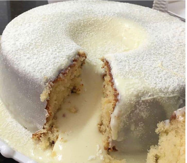Bolo de Leite Ninho – textura fofinha e sabor de infância