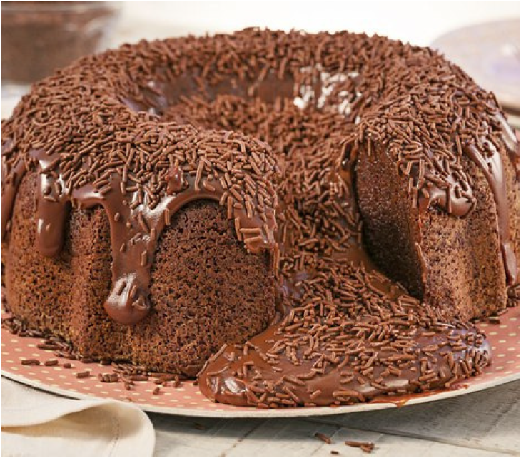 Bolo Vulcão de Chocolate – recheio escorrendo e visual que vende sozinho