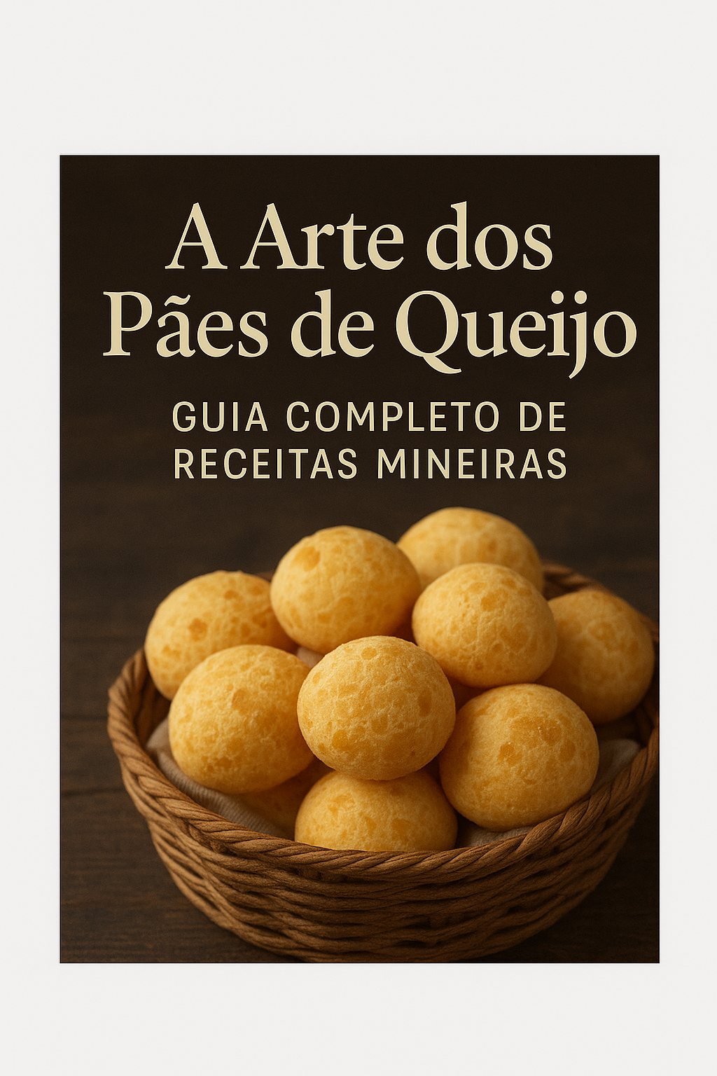Capa do eBook A Arte dos Pães de Queijo – Guia Completo de Receitas Mineiras